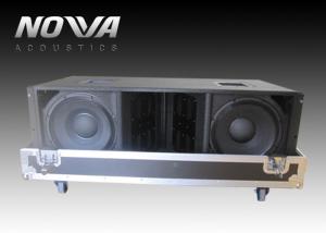 China Double 12 Inch Line Array Speakers , Three Way Stage Sound Equipment wholesale