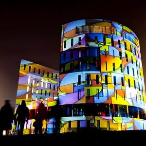 China 8500 LM Interactive Projection Mapping Outside Immersive Projection Mapping wholesale