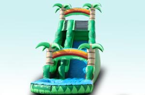 China Inflatble Slide / inflatable pool slide / inflatable palm water slide wholesale