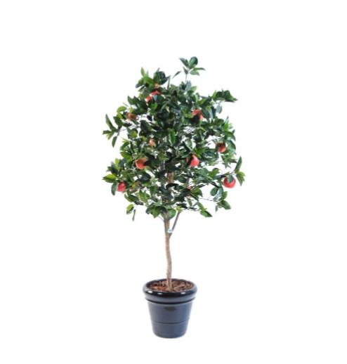 Quality Red Party Park Decoration Artificial Apple Tree 190cm Height for sale