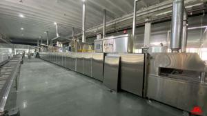 PLC Control 1000kg/H Sweet Bun Automatic Bread Production Line