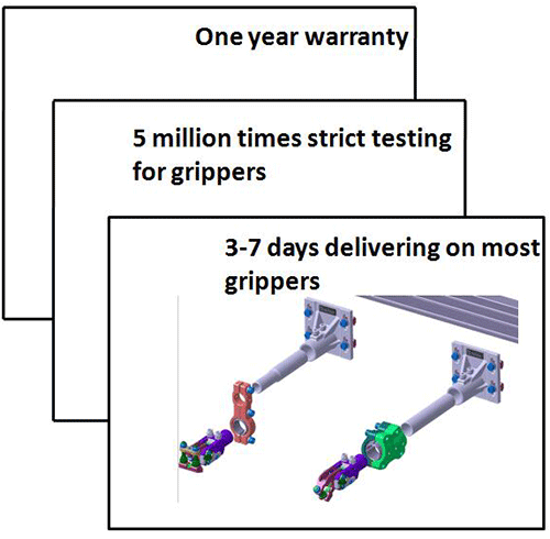 High Security Pneumatic Gripper , Robot Gripper With Long Life Cycle