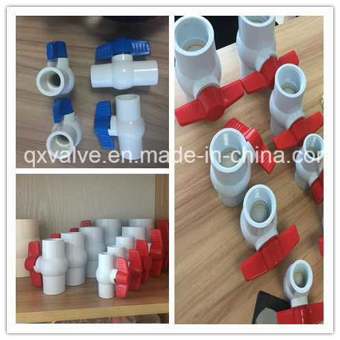 Blue Body PVC Ball Valve Socket Compact Ball Valve for Thailand
