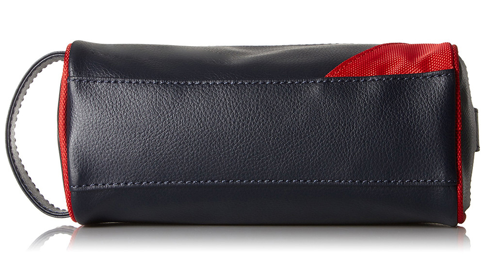 Waterproof Men PU Leather Travel Shaving Kit Bag