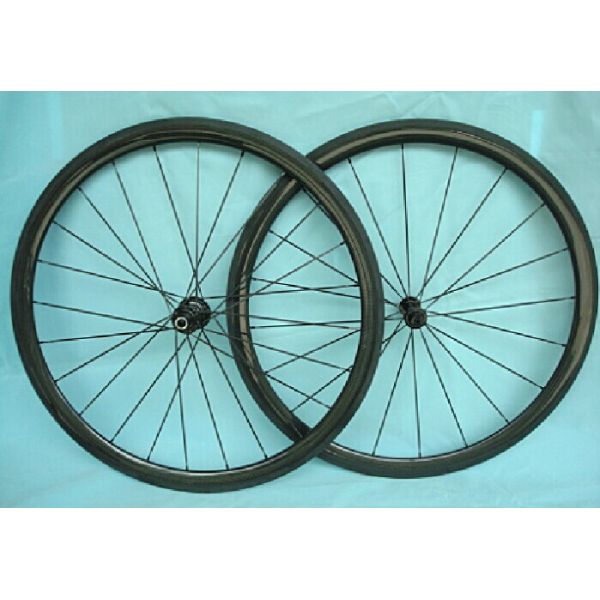 Ultra Light 50mm Carbon Fiber Wheels For road bik 23mm Width Clincher/tubular wheelset
