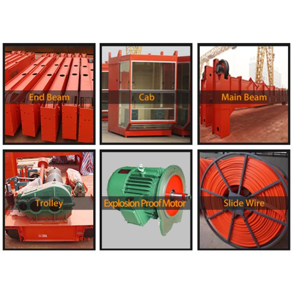 Outdoor QB Type 10T Explosion Proof Overhead Crane Wireless Remote Control
