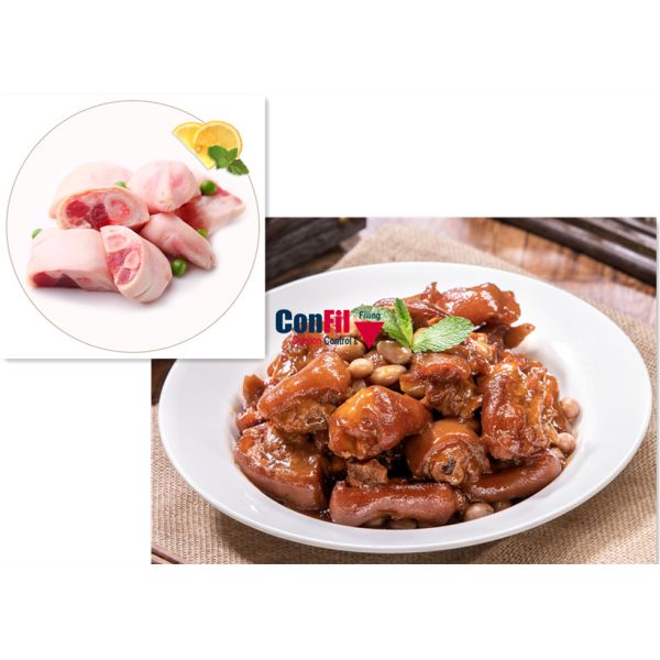 16 Head Multihead Weigher Packing Machine For Frozen Diced Pork