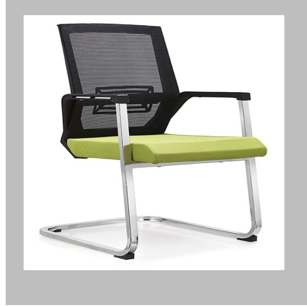 Ergonomic medium back mesh chair with fixed armrest，with Lumbar Support
