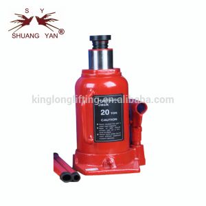 China Hydraulic Bottle Car Jack , Aluminum Racing Jack Portable Red Color on sale