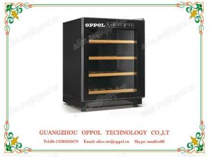 OP-410 Single-Zone Adjustable Thermostat 90L Capacity Mini Red Wine Cooler