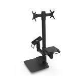 POS Machine Stand Pole Mounting Solutions With 360° Rotatable Around Pole