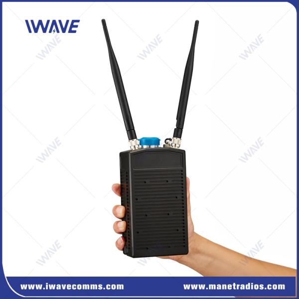 Quality FHSS Handheld IP MESH Radio For Tactical HDMI Video Transmitting In NLOS for sale