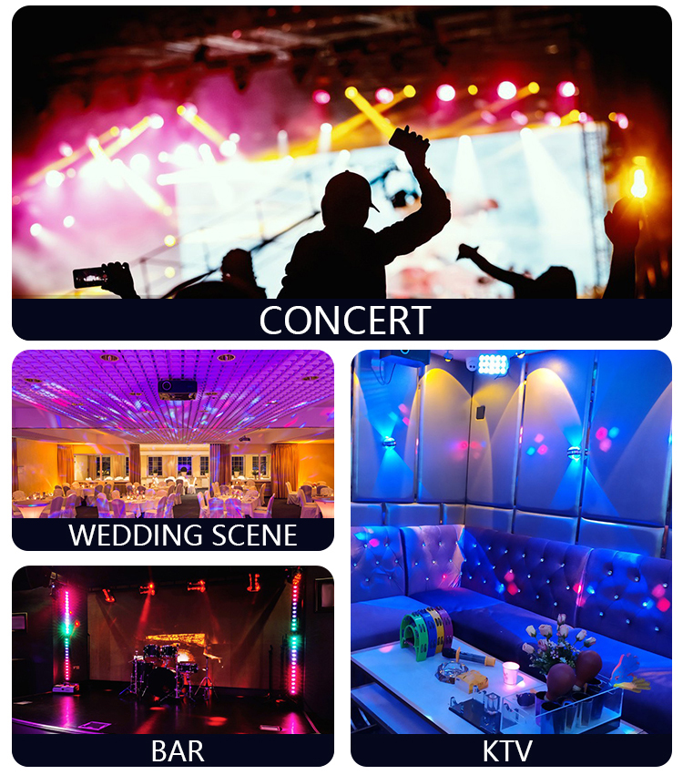 Remote Control Stage Light for Jet Smoke Machine and Customized 50/60HZ Voltage