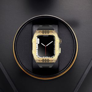 China Carbon Fiber Square 45mm Watch Case With Scratch Resistant Features wholesale