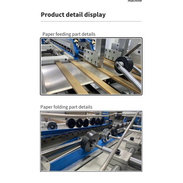 Easy to Operate CQT-900 Folding Boxes Machine Crash Lock Bottom Folder Gluer Machine Paper Folder Machine