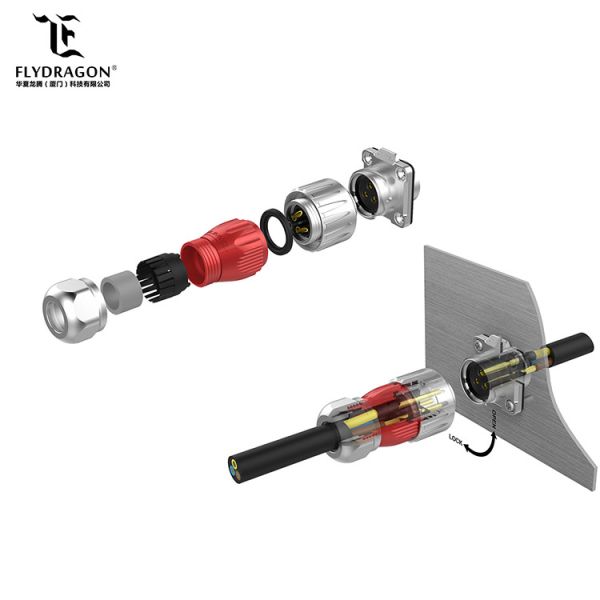 Certificated IP65/IP67 Male Female Bayonet Underwater Circular Connector