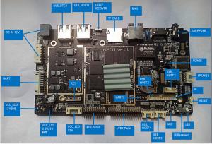 China 2GB 4GB RAM Mini Computer Board , EDP LVDS 10/100/1000M Ethernet Microcontroller Board wholesale