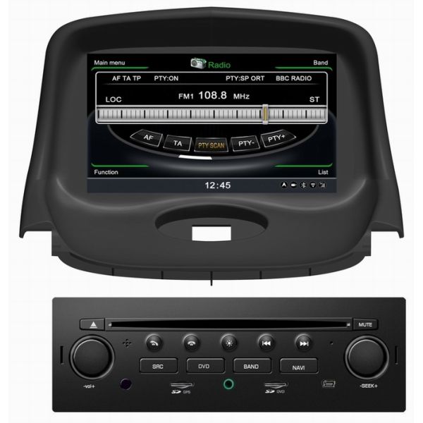 Ouchuangbo S100 7"Car Touch Screen DVD Radio For Peugeot 206 2008-2012 With Auto GPS Navigation iPod