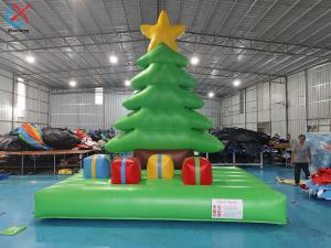 Inflatable Christmas Tree Jumping Area Inflatable Bouncy Castle
