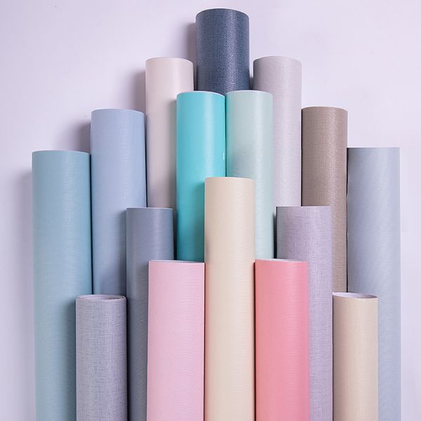 Pink Color Home Decoration Wallpaper Wall Stickers 3D Design Removable