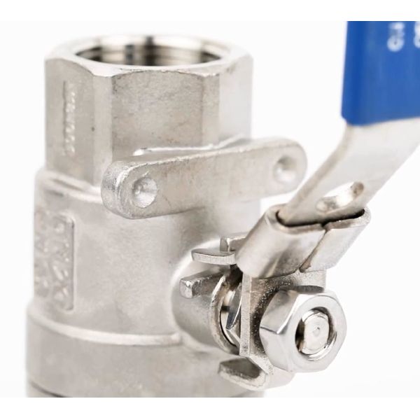 Industry Stainless Steel 2PC Ball Valve Type I with Round Handle
