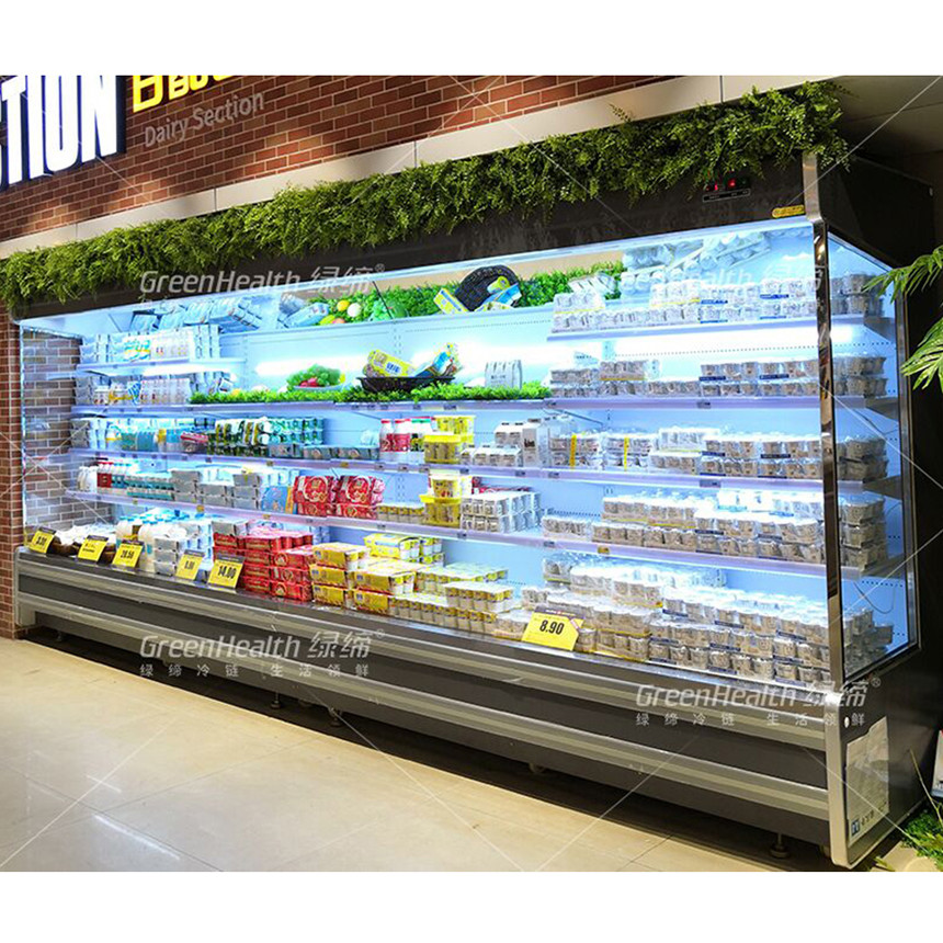 Multideck Display Chiller Commercial Open Case Chiller Open Case Display Chiller
