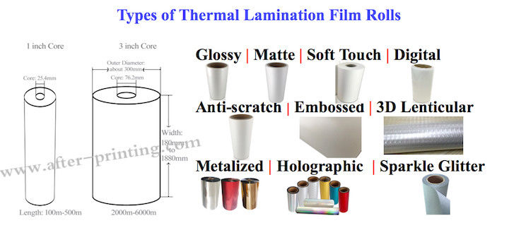 BOPP Thermal Eva Lamination Film Double Sides ROHS Certification