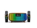 Multi-Functional Computer Clock Atmosphere RGB Speaker with Sound and Microphone