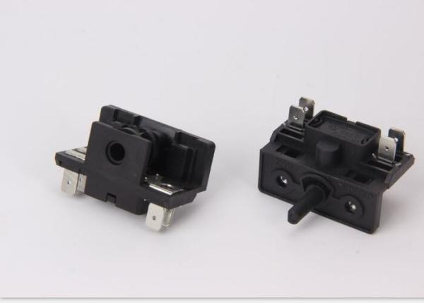 Quality Mini Oven Selector Switch Pa66 Iron Terminal 16A Black 4 Heat Output for sale