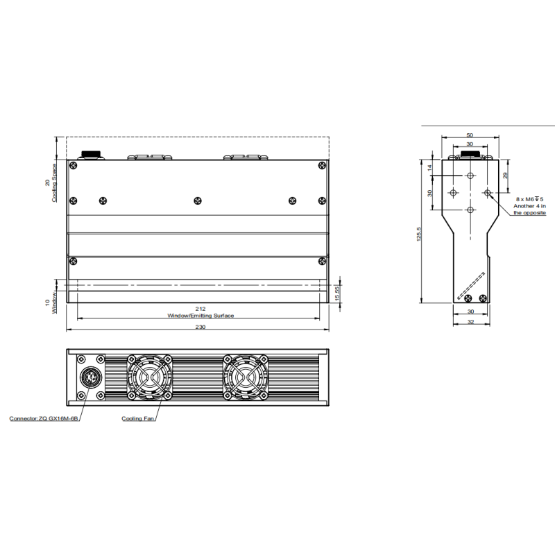 3.5A 84W Led Machine Vision Lighting For High Speed Printing Inspection