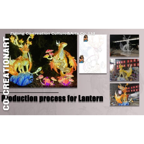 Interactive Music Note Play Panda Lantern