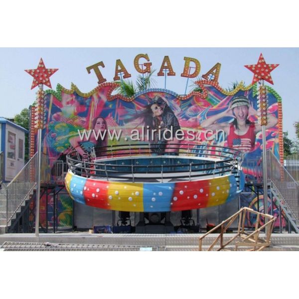 theme park amusement adults ride entertainment disco tagada