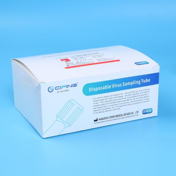 Medium Flocked Disposable Virus Sampling Tube VTM Kit 5ml
