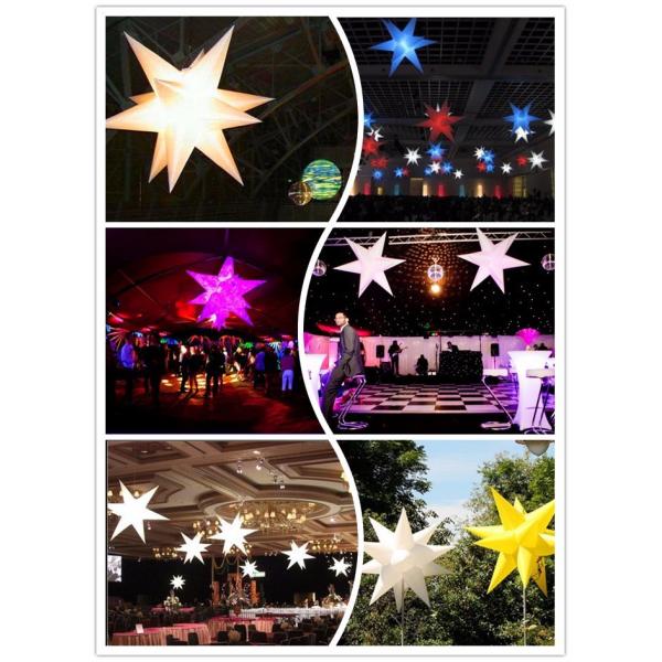 10 Pointed Big Air Decorative Inflatable Star with LED Light