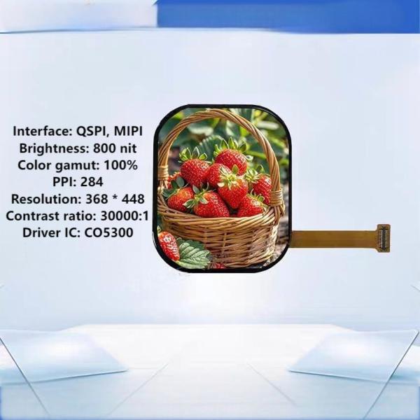 2.05 inch AMOLED display technical details