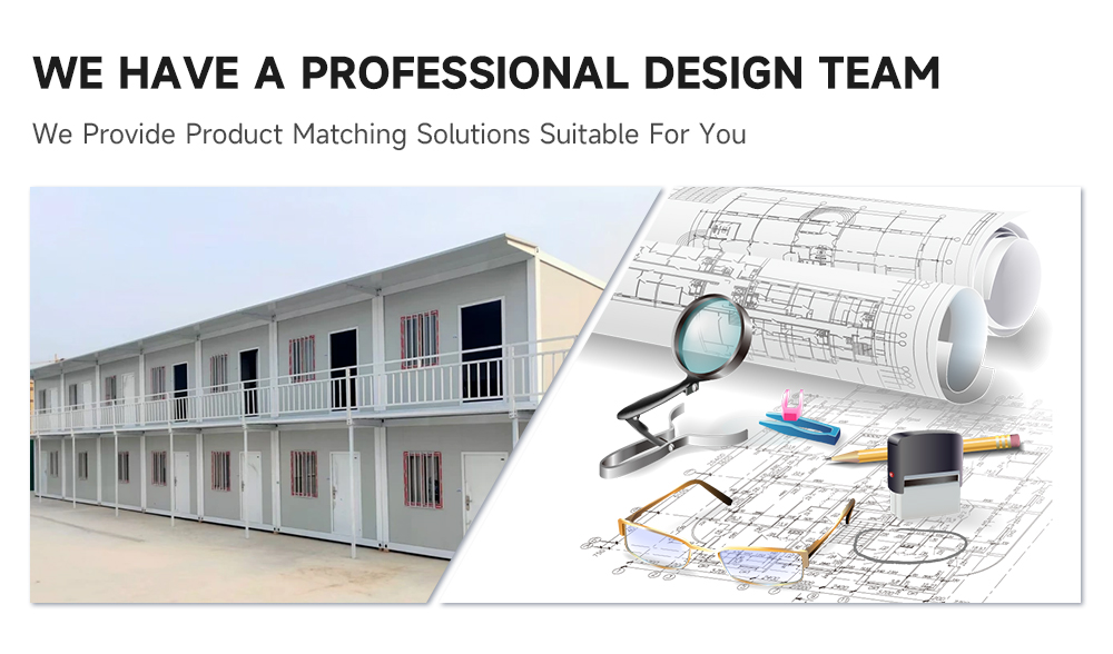 Low Carbon Villa Houses Made of Sandwich Panel and Prefabricated Steel Structure System Design