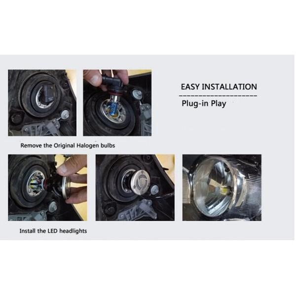 Mini Size H7 Led Headlight Bulb , Super Brightness 60W Cree Led H7 Headlight Bulbs