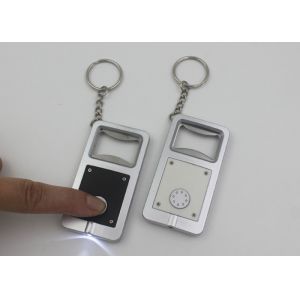 China Multifunctional Automatic Bottle Opener Keyring With Flashlight , Electric Wine Opener wholesale