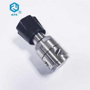 High Pressure Adjustable Gas Pressure Regulator PCTFE / PTFE / Vespel Seat Single Stage