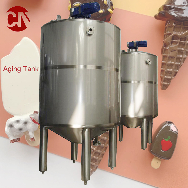 Dairy Ice Cream Chocolate Milk Juice Jam Heating Holding Mixer Tank Emulsifying Mixing Tank