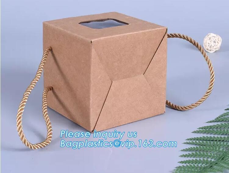 Custom design gradient color luxury paper packaging gift box with lid,Paper Flower Box Florist Bouquet Box Packaging Ros