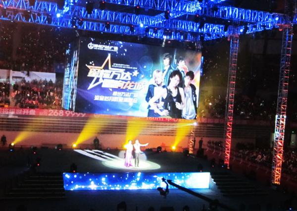 Quality High Brightness Stage Background Led Display / Outdoor SMD Led Display For Stage , DC24V for sale
