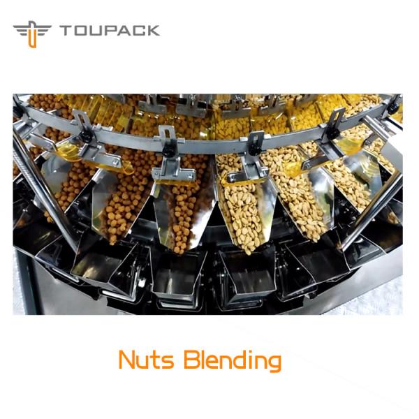 Mixed Dry Fruit 1.6L PLC Fruit Multihead Weigher