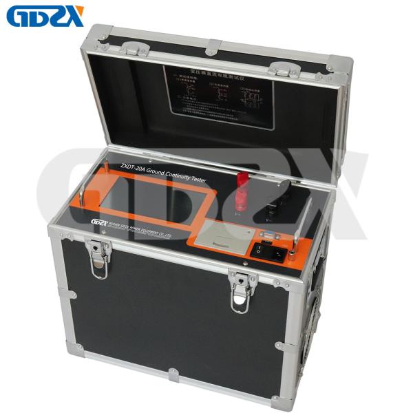 Quality ZXDT-20A High Performance Single Chip Computer Control Ground Continuity Tester for sale