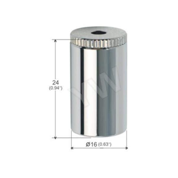 Chrome Color Ceiling Cable Hanging System Φ 16 mm Ceiling Fixed Attachment