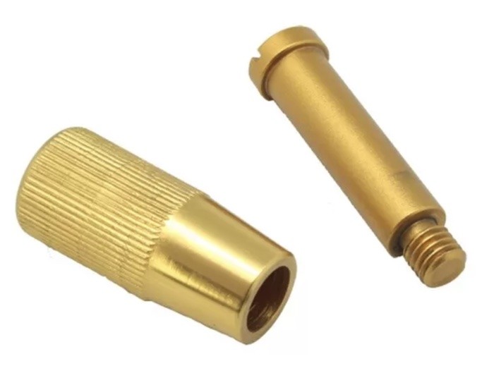 5 Axis Brass Precision CNC Turned Components Pin For Jet Spray