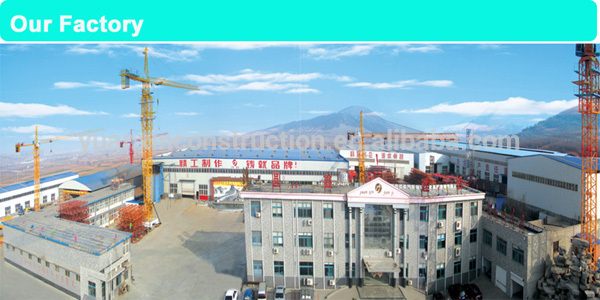 High performance 8t QTZ100(5010) fixed type Tower Crane model