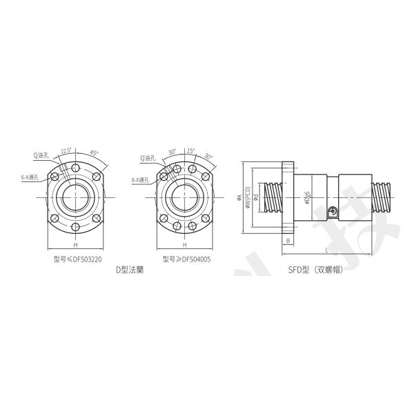 SFD TYPEE Ball Screw