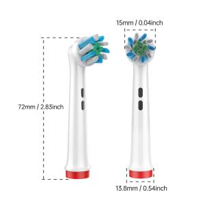 Oral Brush Head Twist Action Pro Replacement Toothbrush Heads EB52-X