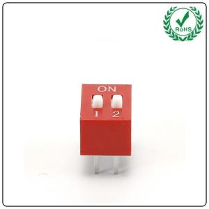 1-12 Position Single Pole Slide Dip Switch 24VDC Max Current